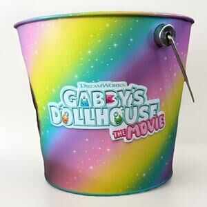 Gabbys Dollhouse The Movie Collectors Popcorn Tin Regal Cinema Dreamworks Metal